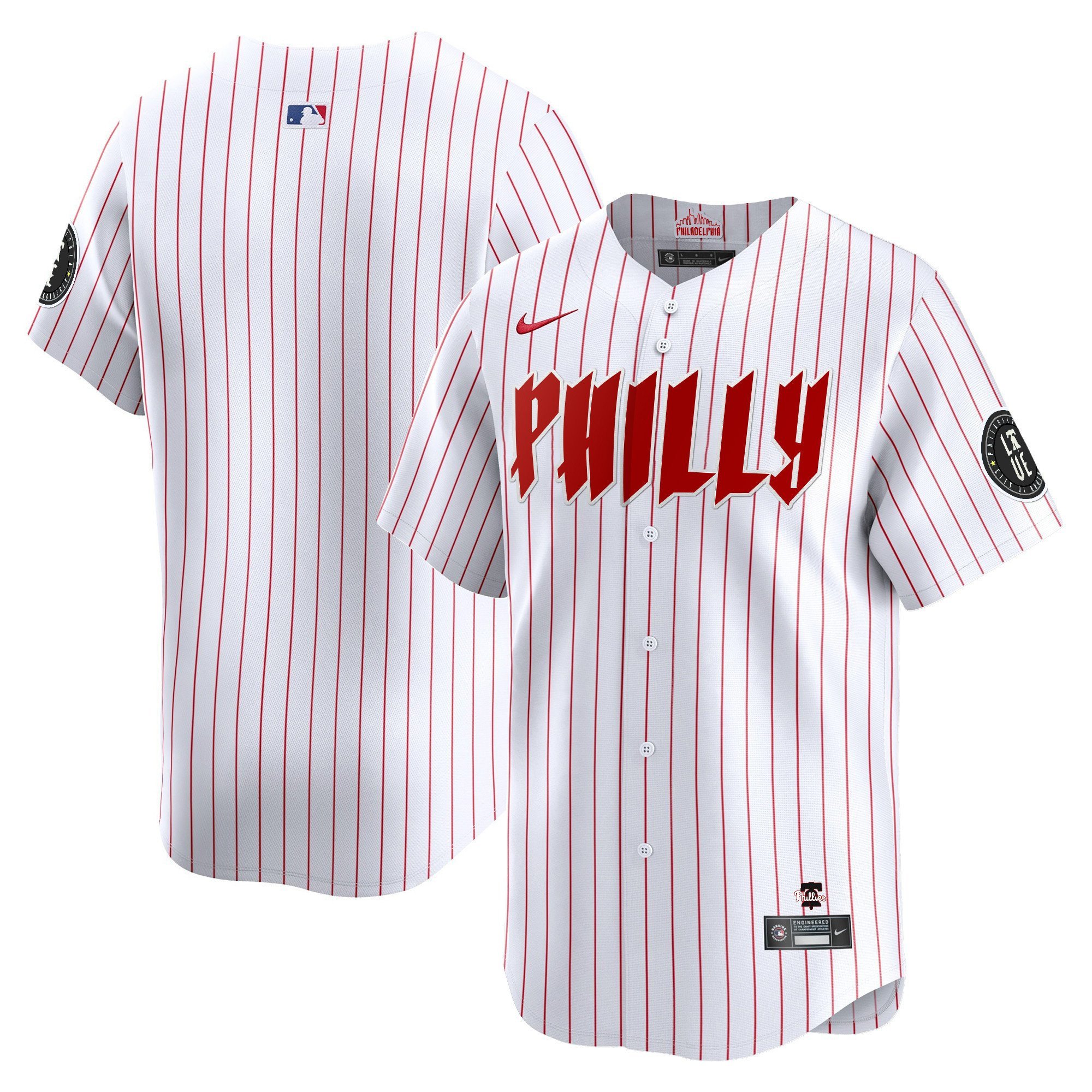Philadelphia Phillies Team 2024 City Connect Limited White Jersey