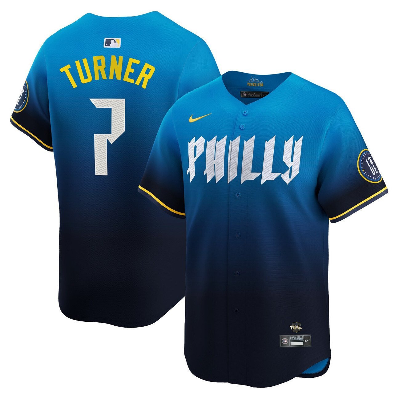Philadelphia Phillies Trea Turner 2024 City Connect Limited City Connect Jersey
