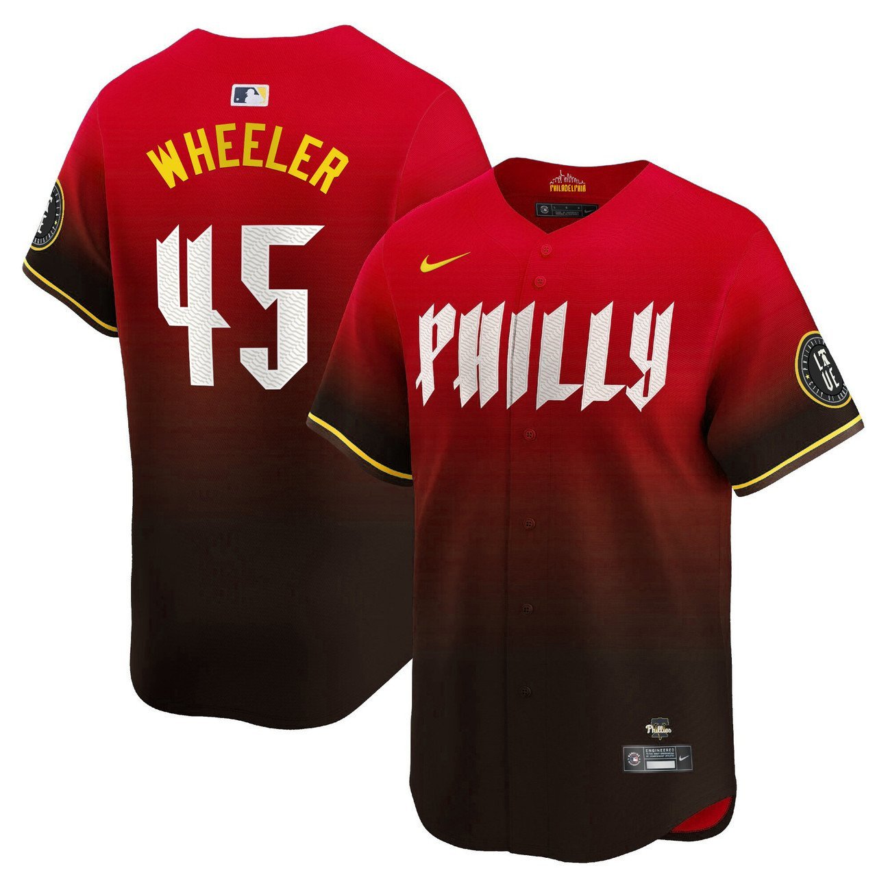 Philadelphia Phillies Zack Wheeler 2024 City Connect Limited Red Jersey