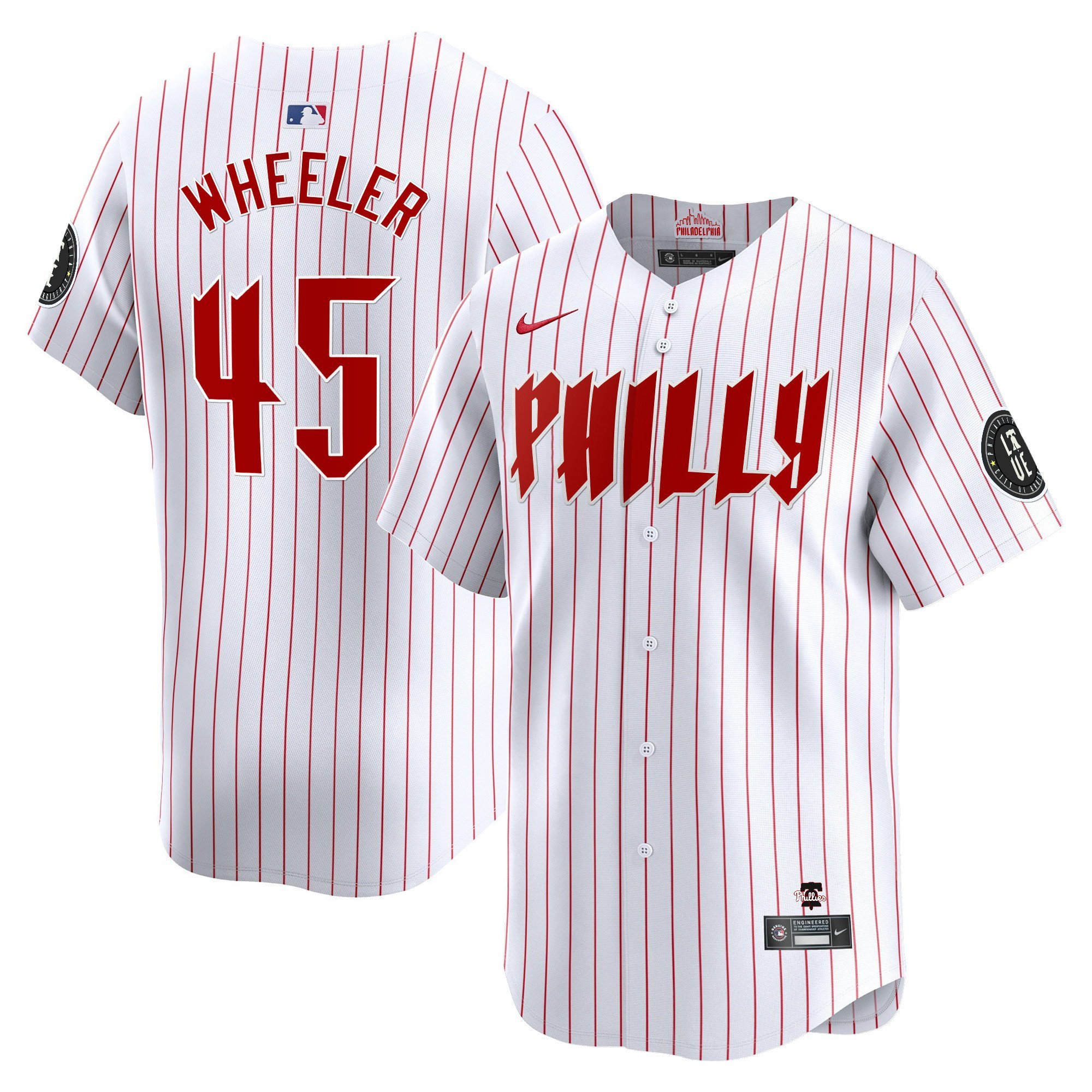 Philadelphia Phillies Zack Wheeler 2024 City Connect Limited White Jersey