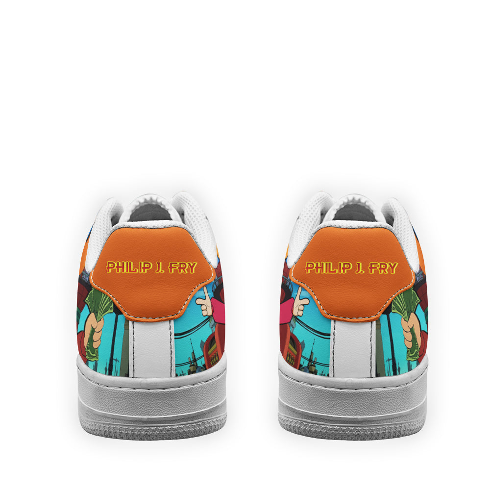 Philip J. Fry Futurama Custom Air Sneakers