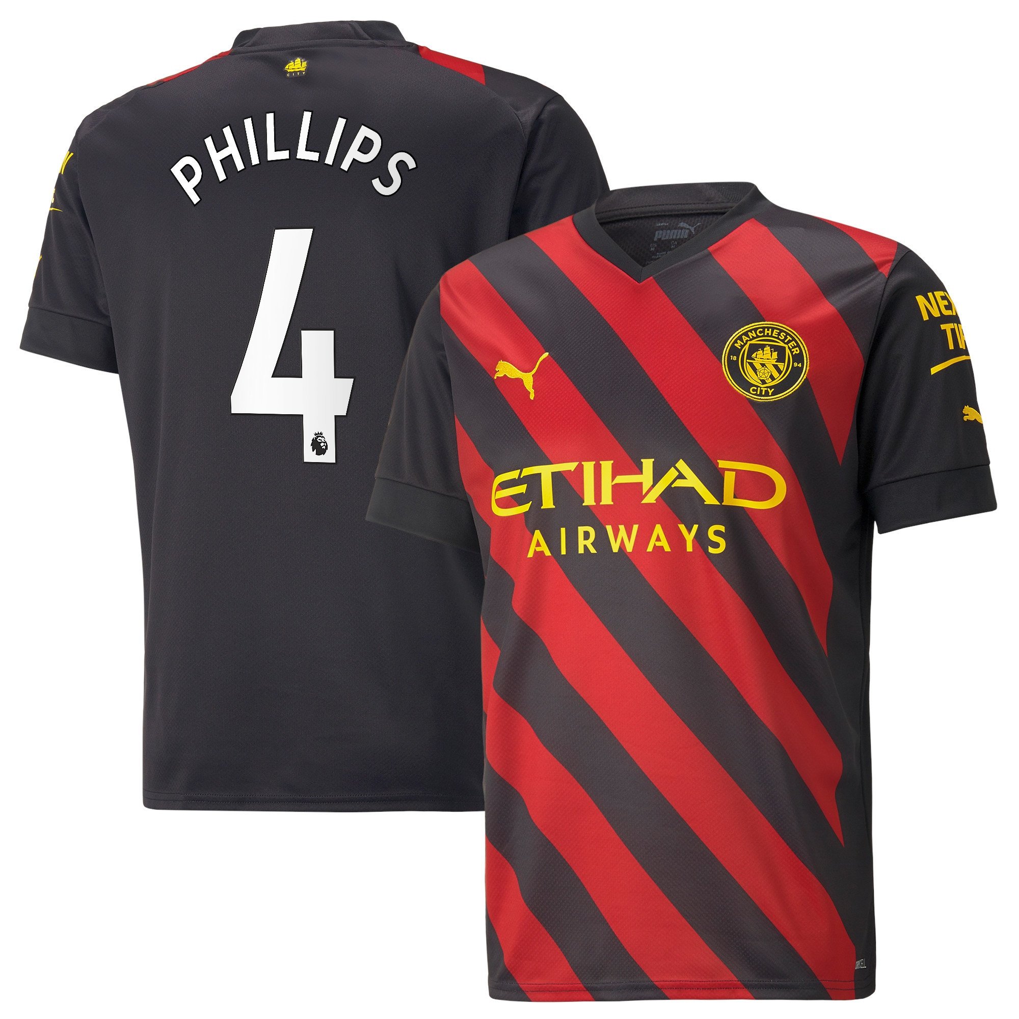 Phillips 4 Manchester City Men 2022/23 Away Jersey – Black