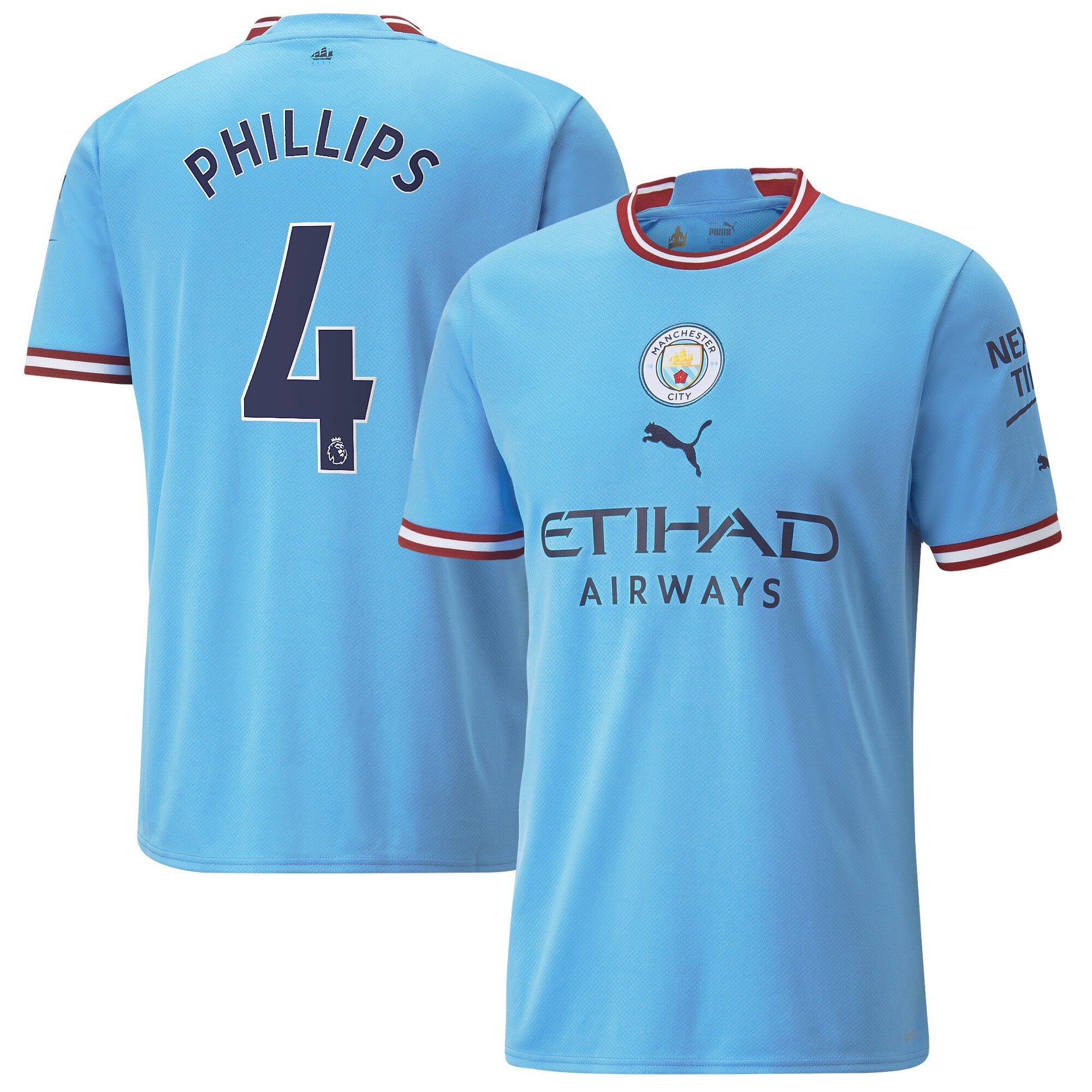 Phillips 4 Manchester City Men 2022/23 Home Jersey – Sky Blue