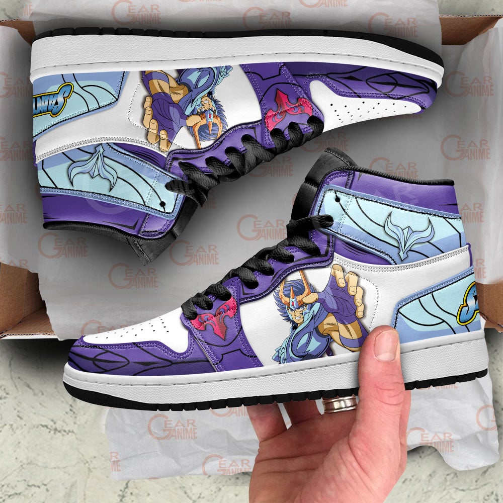 Phoenix Ikki JD1s Sneakers Saint Seiya Anime Shoes, Air Jordan Hightop