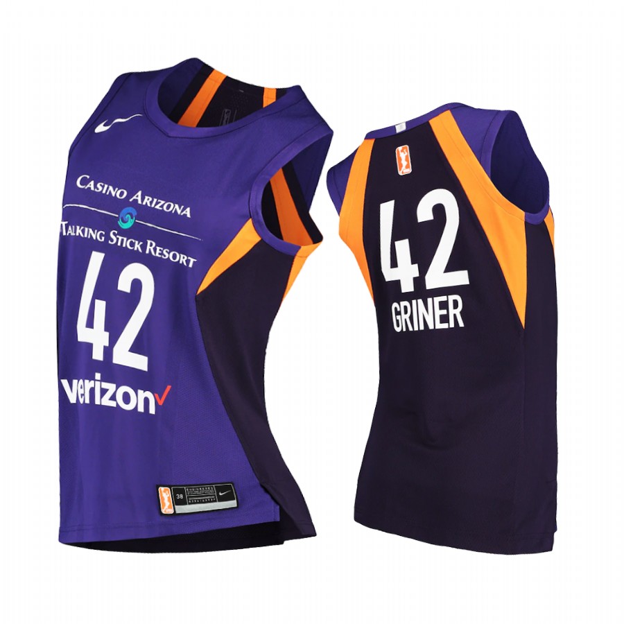 Phoenix Mercury Brittney Griner Player Women Purple #42 Jersey