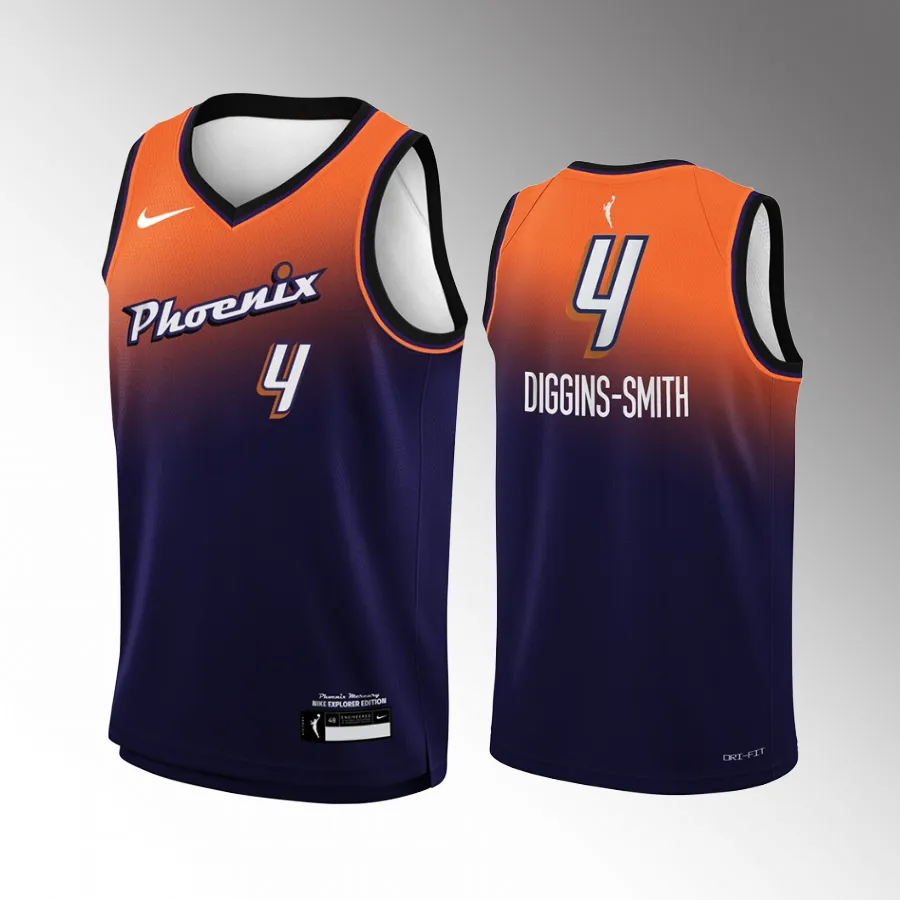 Phoenix Mercury Skylar Diggins-Smith 2022 Explorer Edition #4 Jersey WNBA Victory Player Youth Purple