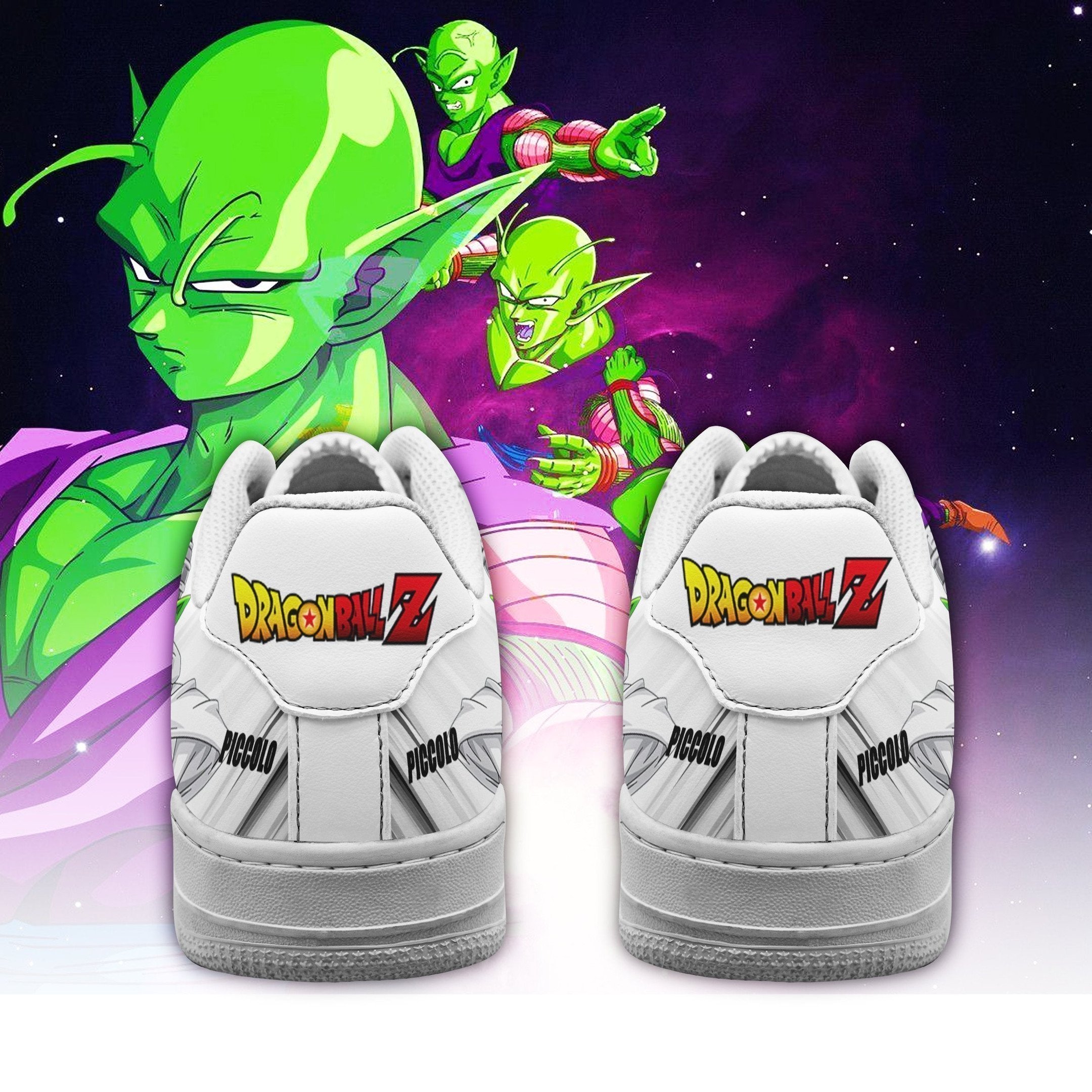 Piccolo Air Sneakers Custom Anime Dragon Ball Shoes Simple Style