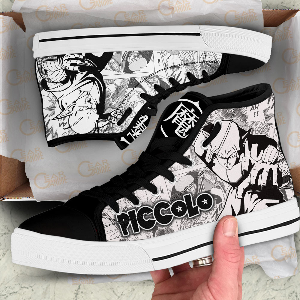Piccolo High Top Shoes Dragon Ball Custom Manga Sneakers