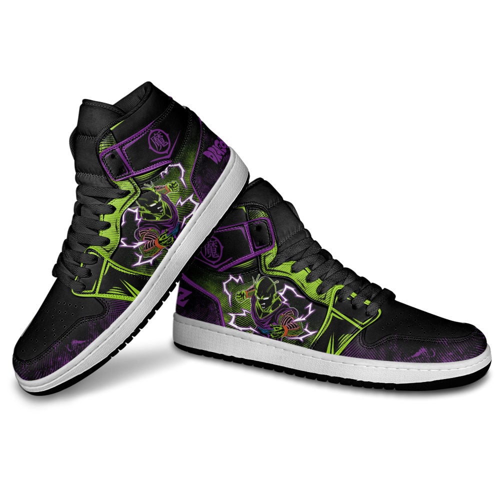 Piccolo JD1s Sneakers Dragon Ball Anime Shoes, Air Jordan Hightop