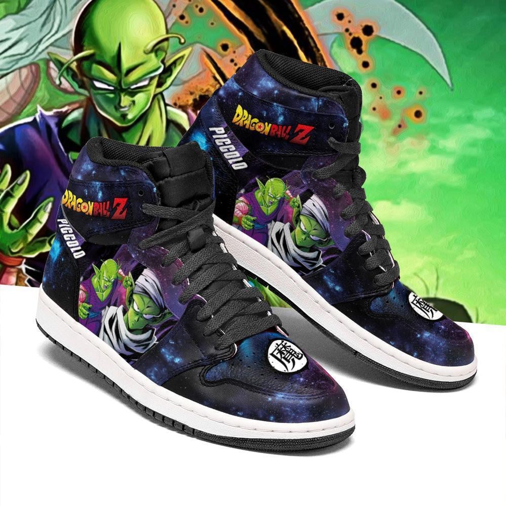 Piccolo JD1s Sneakers Galaxy Dragon Ball Anime Shoes, Air Jordan Hightop