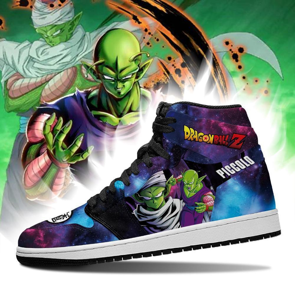 Piccolo JD1s Sneakers Galaxy Dragon Ball Anime Shoes, Air Jordan Hightop