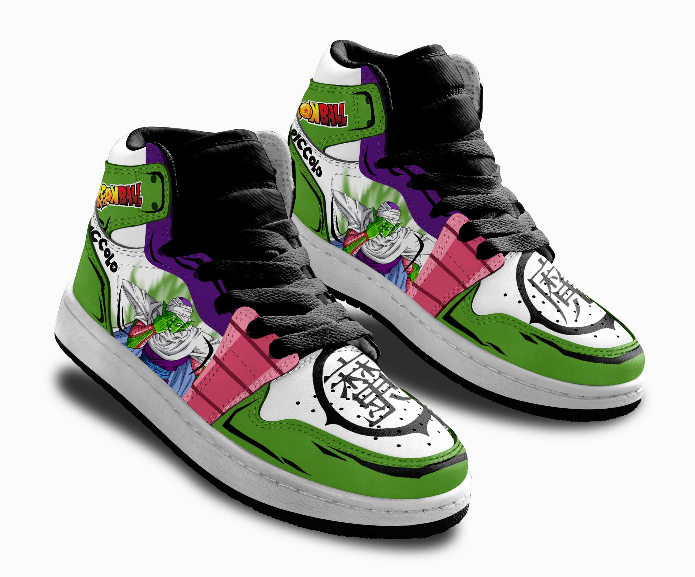 Piccolo Kids Sneakers Custom Anime Dragon Ball Shoes For Kids