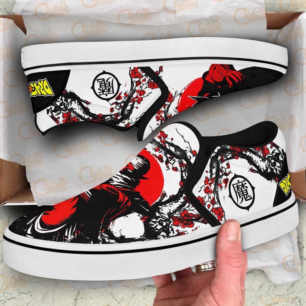 Piccolo Slip-On Shoes Canvas Custom Japan Style Anime Dragon Ball Shoes