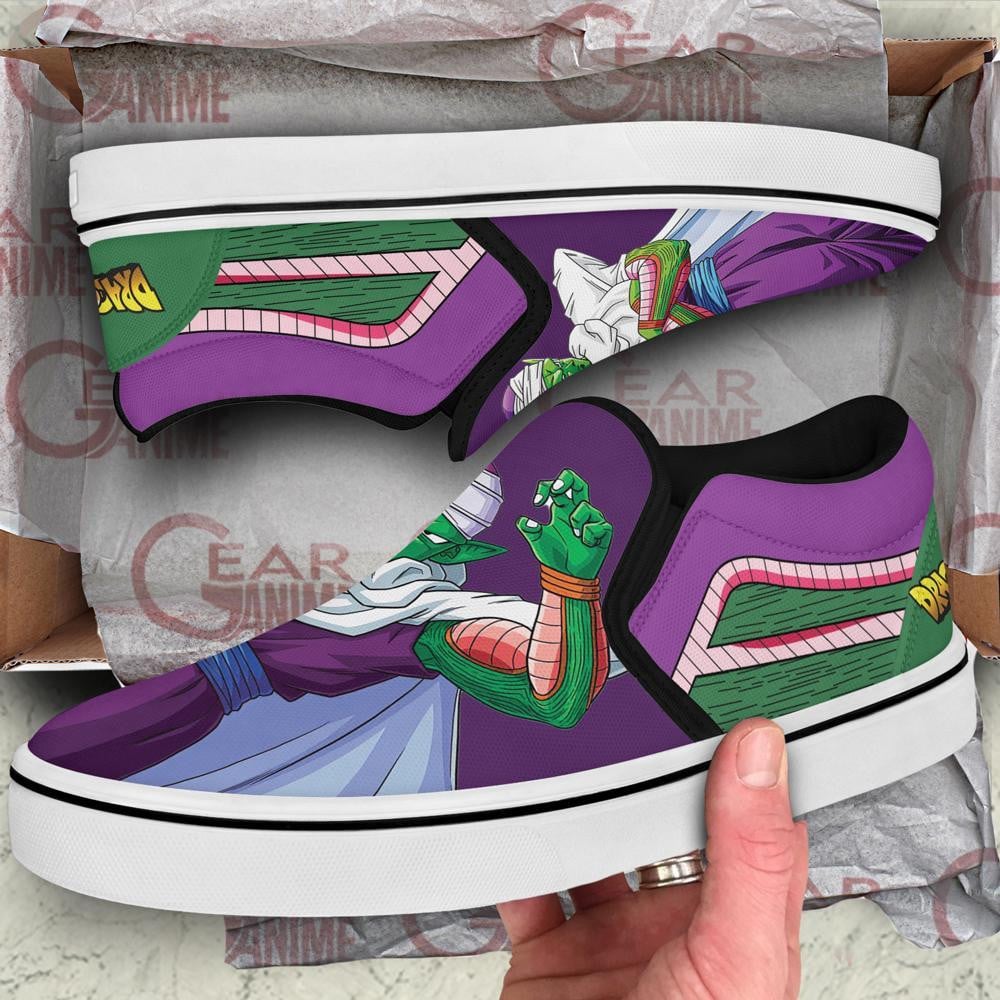 Piccolo Slip-On Shoes Canvas Dragon Ball Custom Anime Shoes