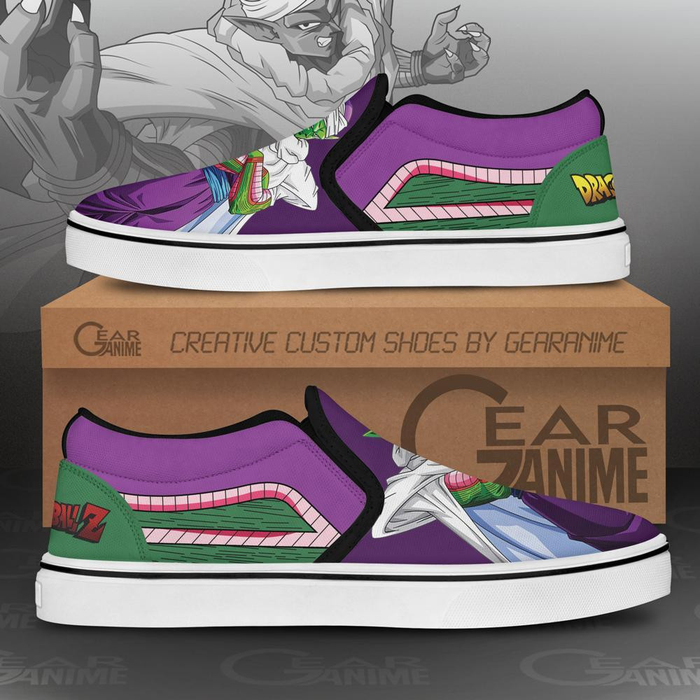 Piccolo Slip-On Shoes Canvas Dragon Ball Custom Anime Shoes
