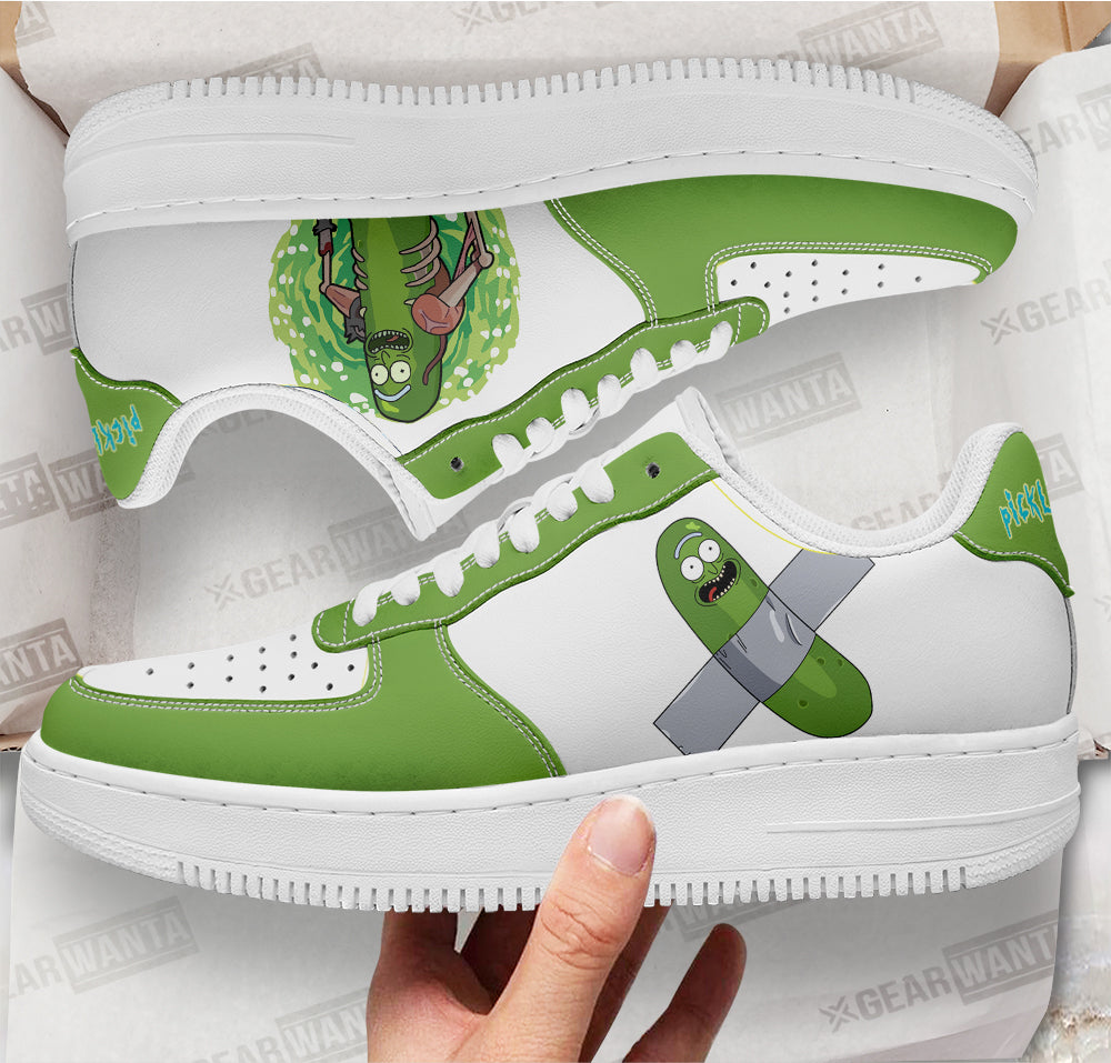 Pickle Rick Rick and Morty Custom Air Sneakers