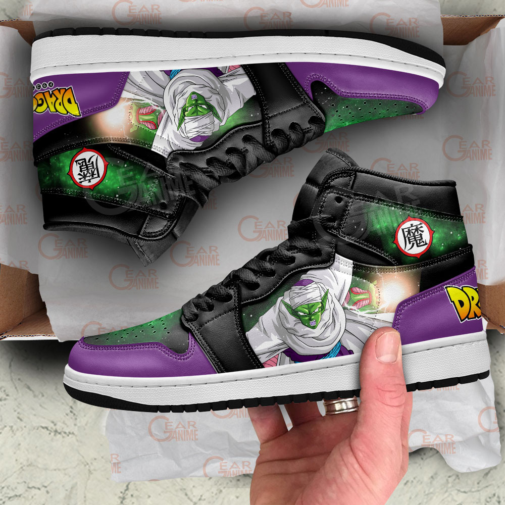 Picolo JD1s Sneakers Dragon Ball Anime Shoes Mix Galaxy, Air Jordan Hightop