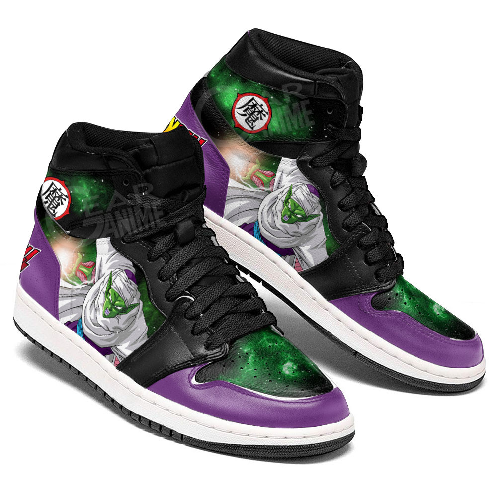 Picolo JD1s Sneakers Dragon Ball Anime Shoes Mix Galaxy, Air Jordan Hightop