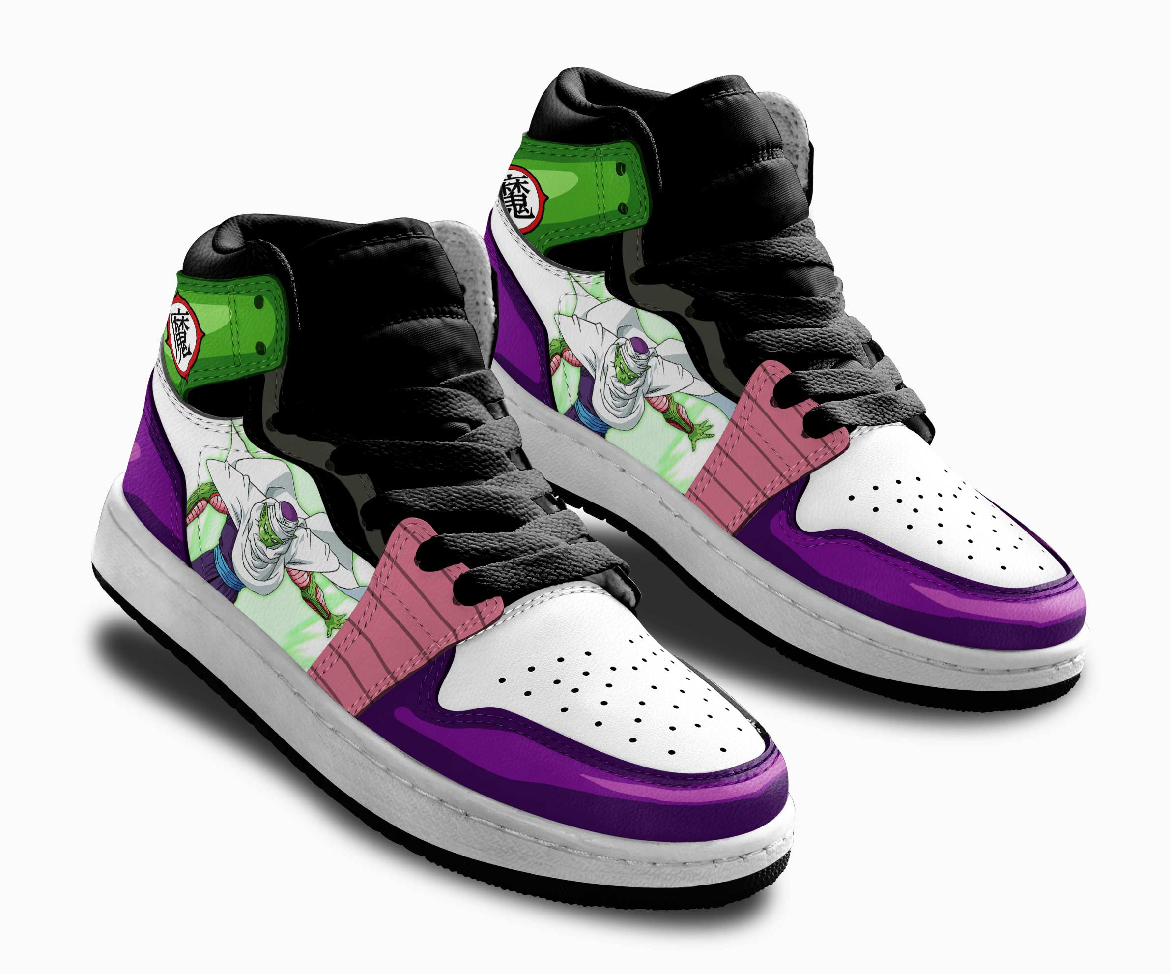 Picolo Kids Sneakers Custom Dragon Ball Anime Shoes For Kids