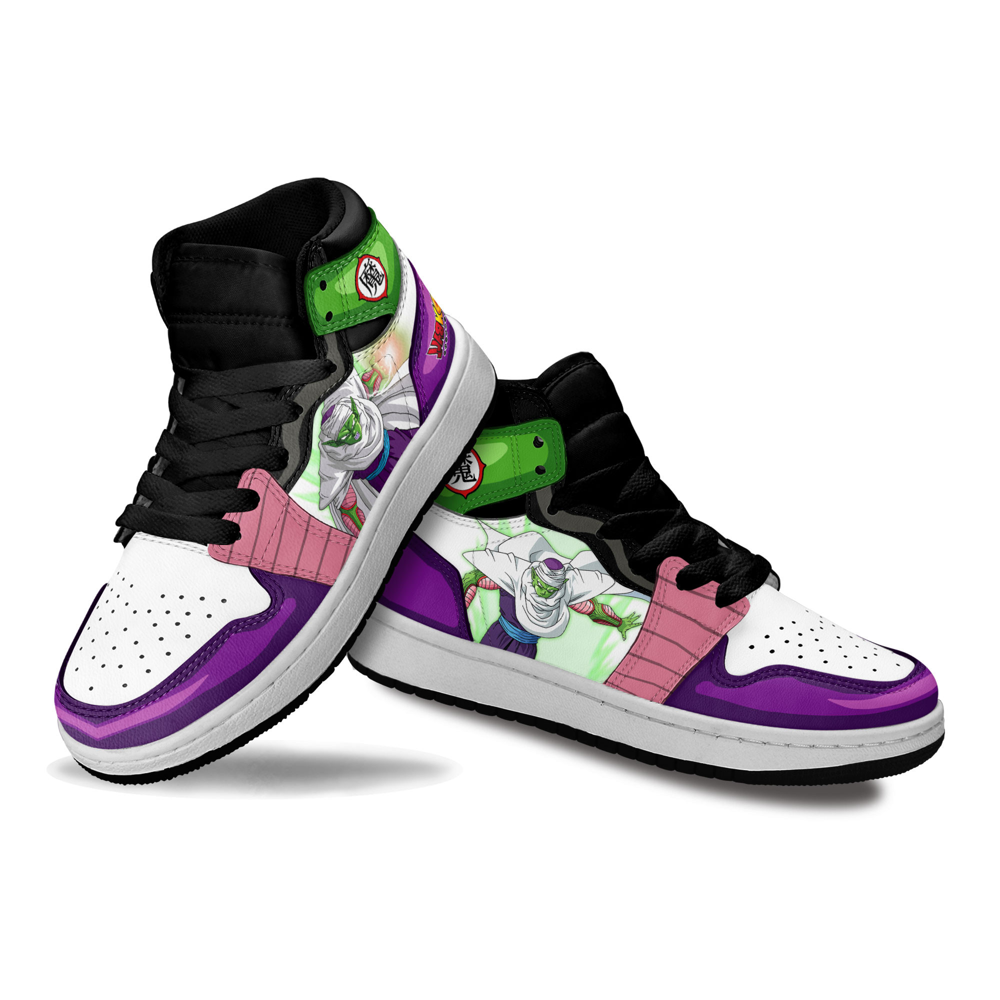 Picolo Kids Sneakers Custom Dragon Ball Anime Shoes For Kids