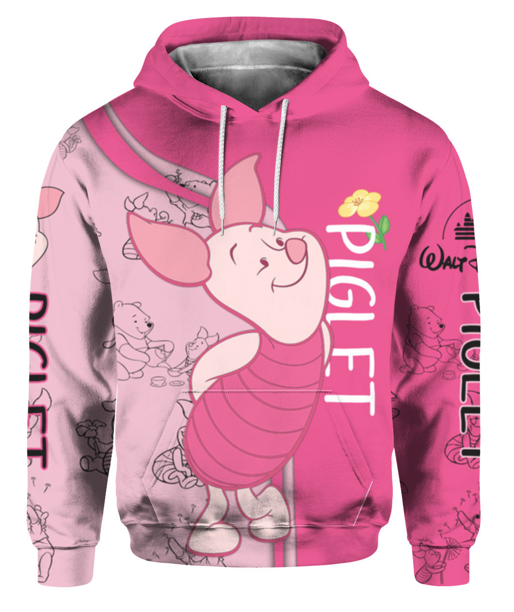 Piglet 3D Hoodie Gift For Fans