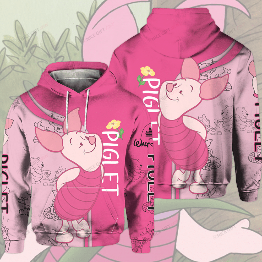 Piglet 3D Hoodie Gift For Fans