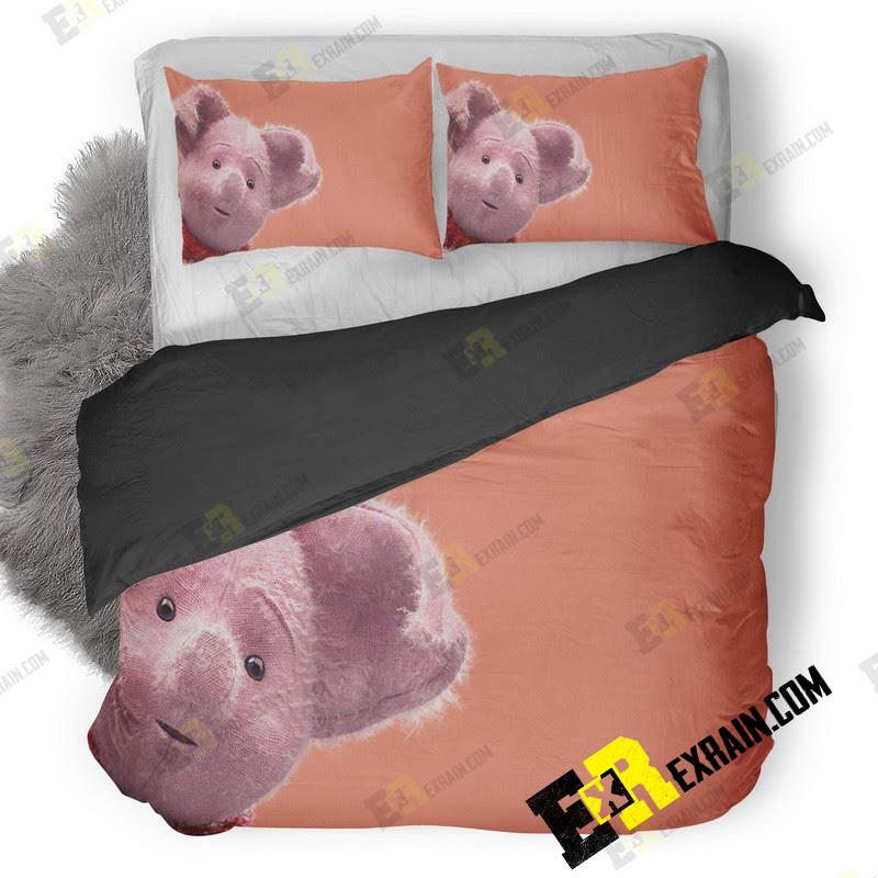 Piglet In Christopher Robin Movie 5K Uc 3D Customized Duvet Cover Bedding Set