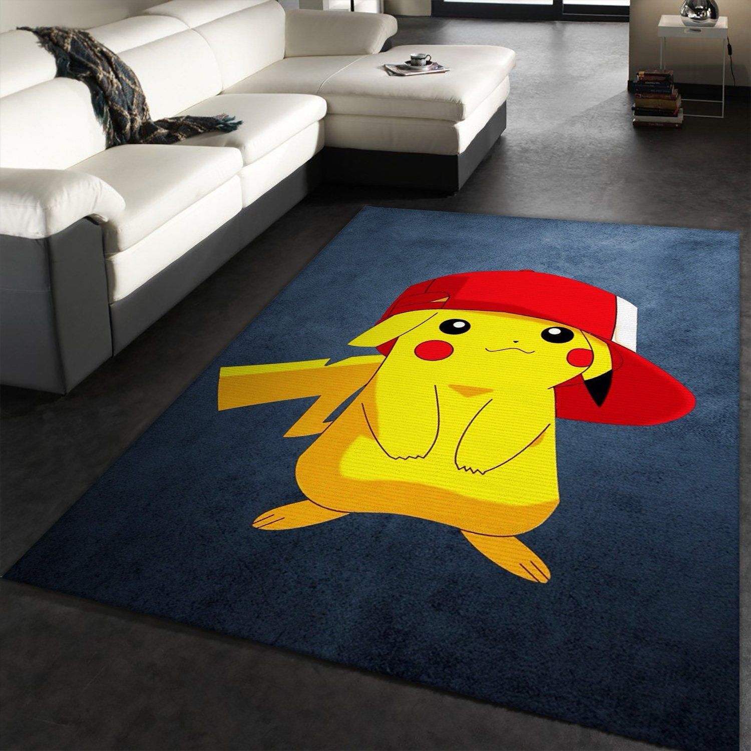 Pika Pika Pokemon Rectangle Rug – Custom Size And Printing