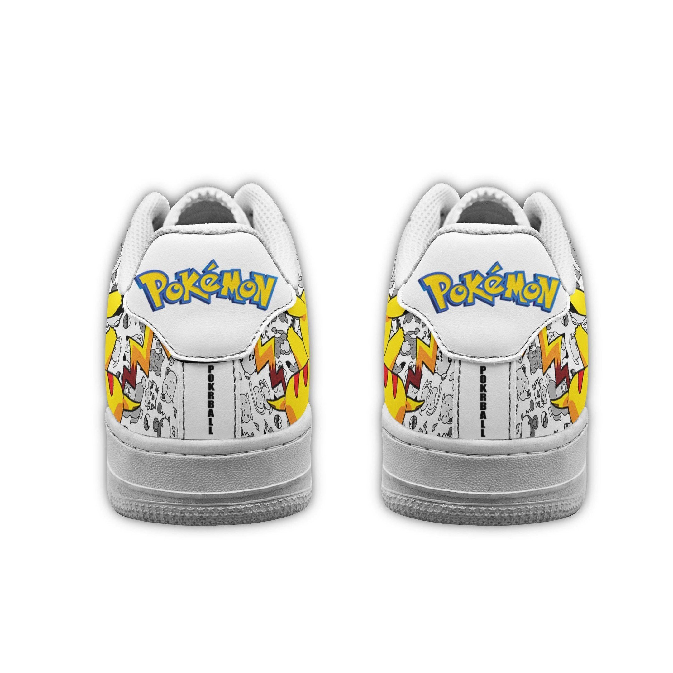 Pikachu Air Sneakers Custom Anime Pokemon Shoes