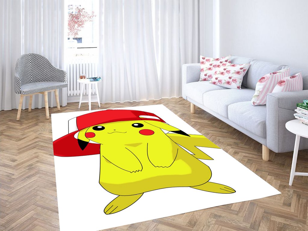 Pikachu Cute Living Room Modern Carpet Rectangle Rug