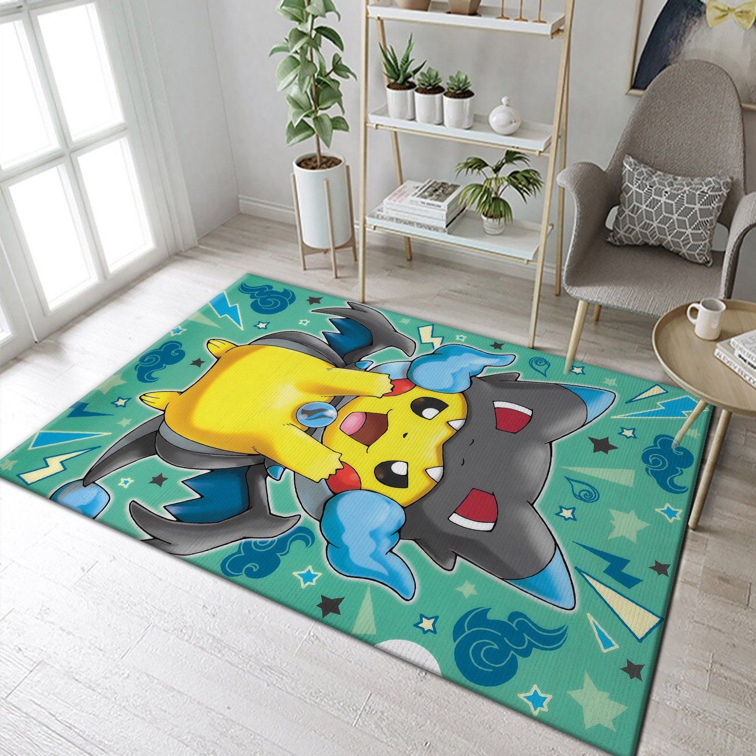 Pikachu Pokemon Rectangle Rug – Custom Size And Printing