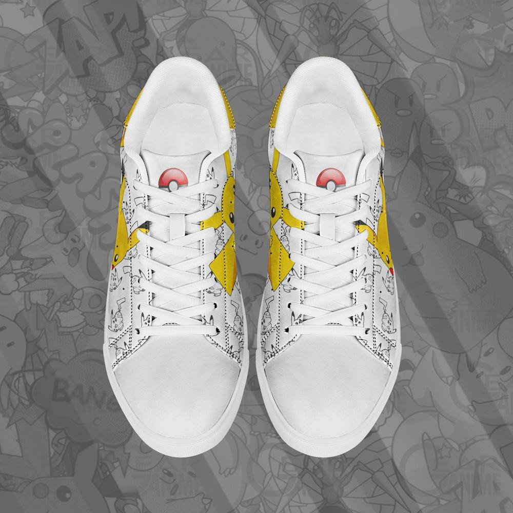 Pikachu Skate Shoes Pokemon Custom Anime Shoes