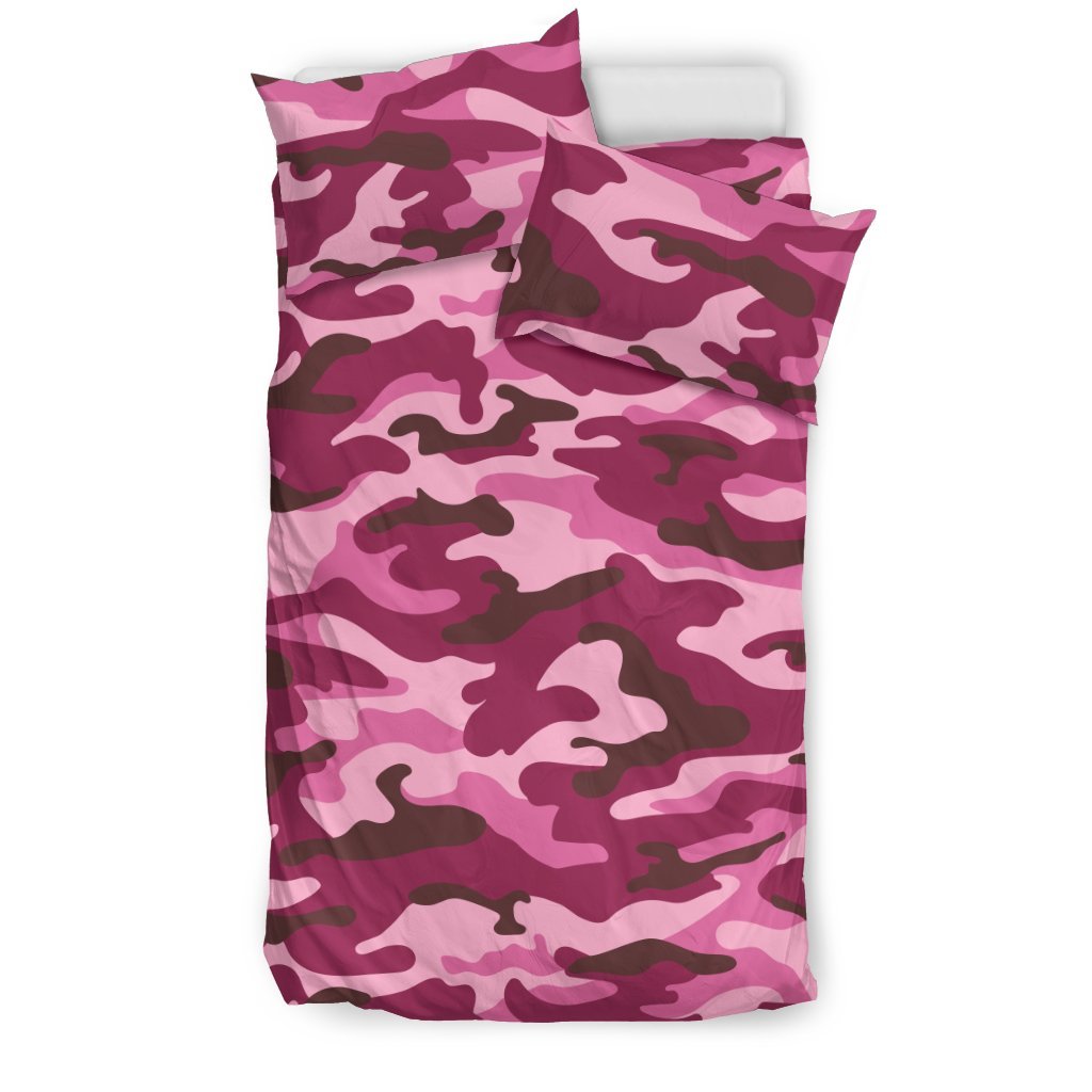 Pink Camouflage Camo Urban 3D Customized Duvet Cover Bedding Set
