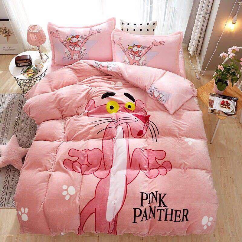 Pink Panther 3D Customized Duvet Cover Bedding Set