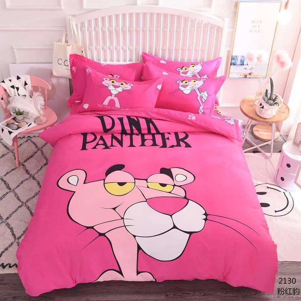 Pink Panther 3D Customized Duvet Cover Bedding Set