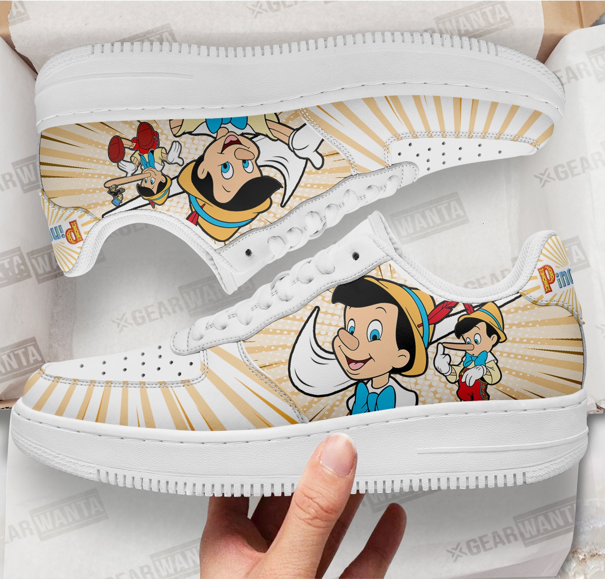 Pinocchio Air Sneakers Custom