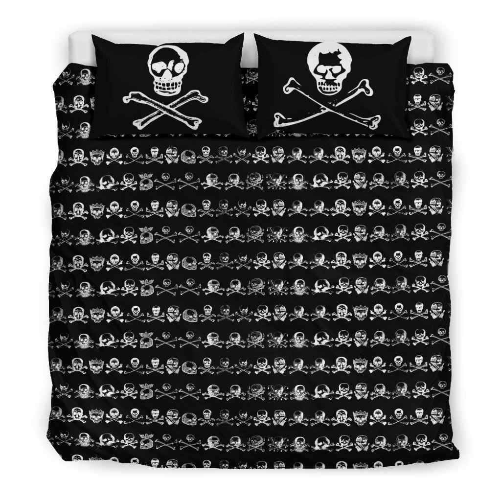 Piratekulls 3D Customized Duvet Cover Bedding Set