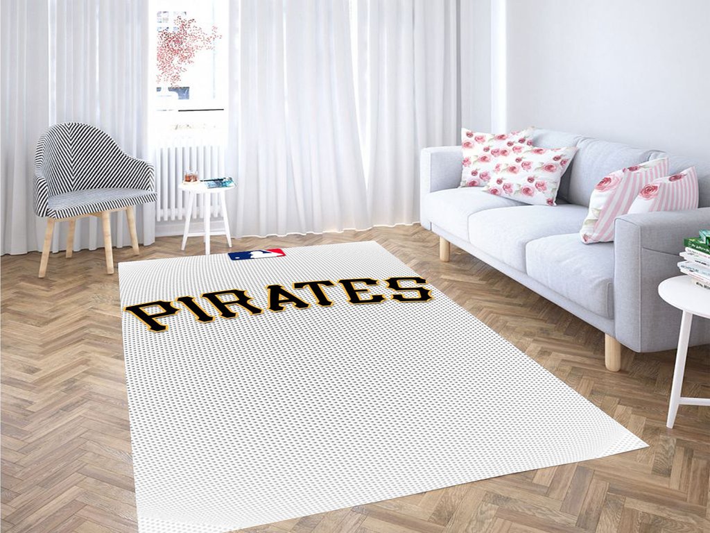 Pirates Baseball Living Room Modern Carpet Rectangle Rug