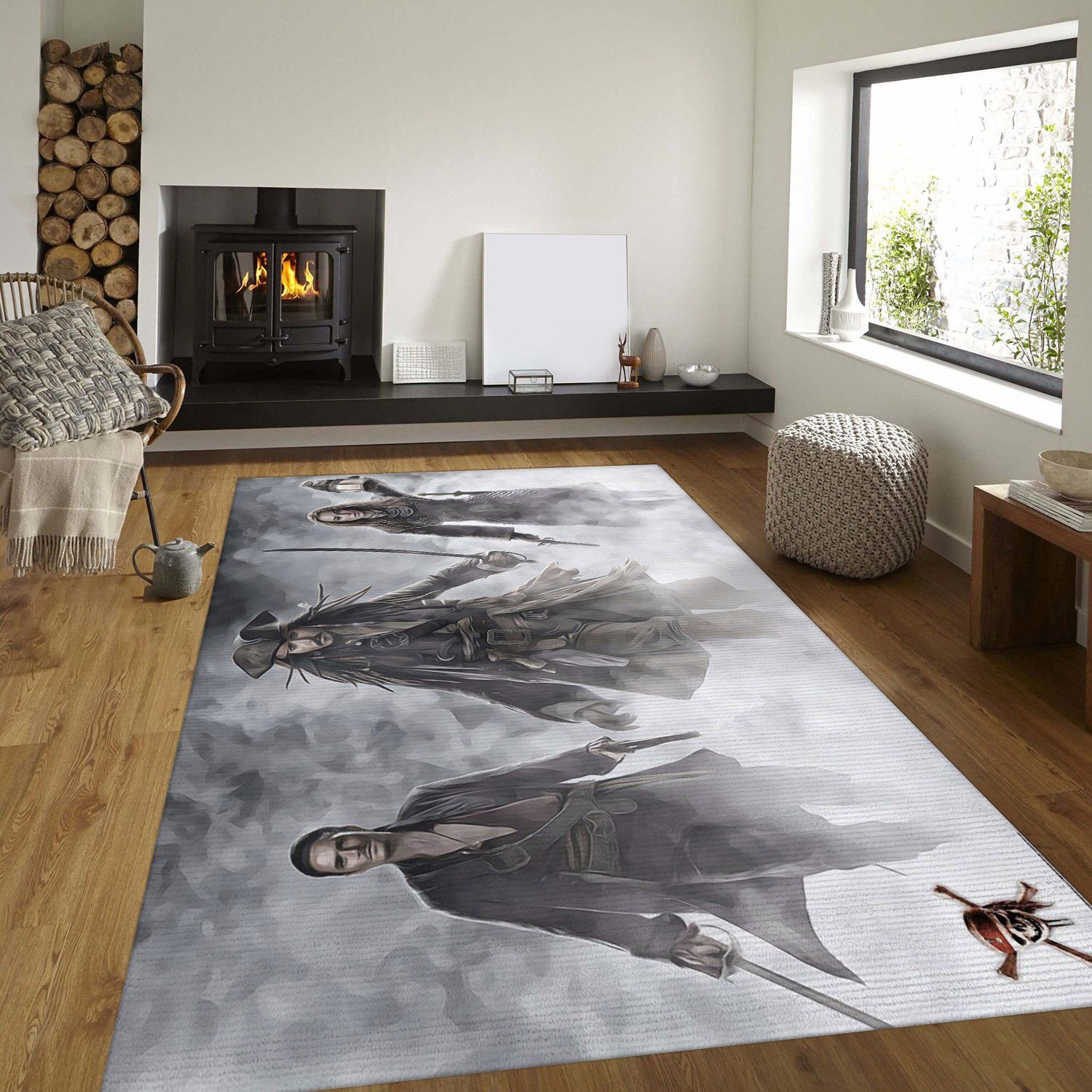 Pirates Of The Caribbean Movies Rectangle Rug – Custom Size And Printing