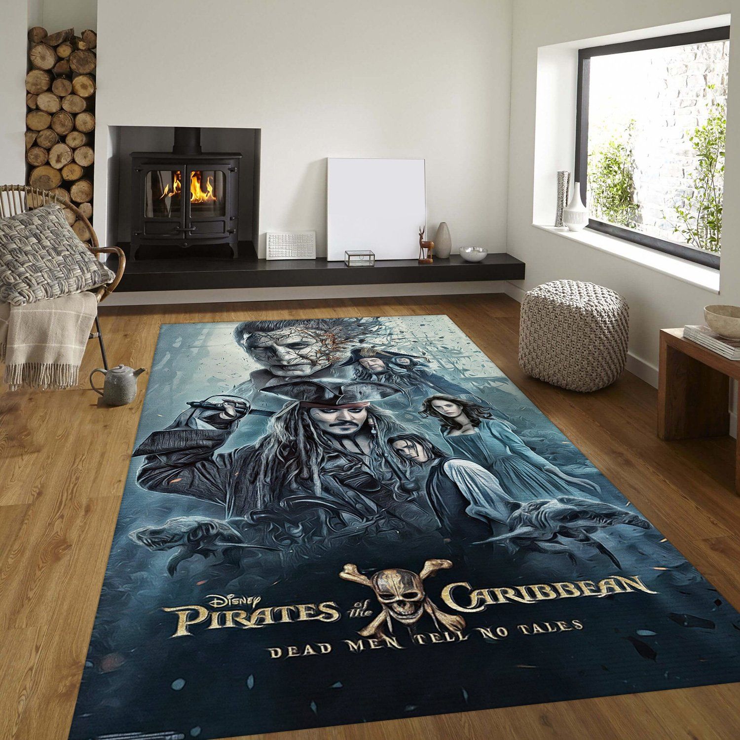 Pirates Of The Caribbean Rectangle Rug – Custom Size And Printing
