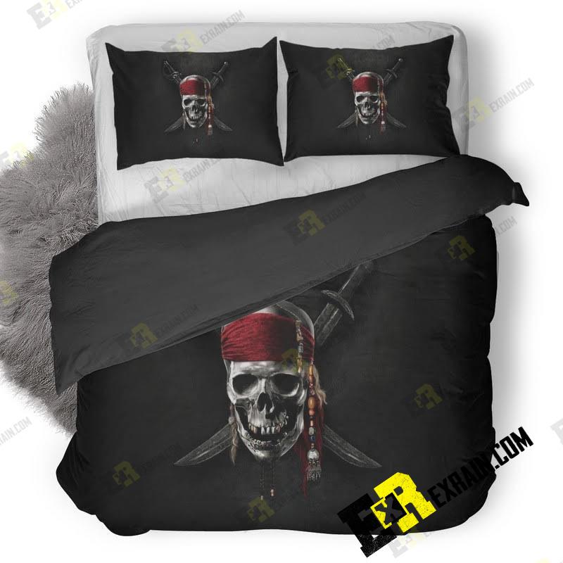 Pirates Of The Caribbean Skull 3D Customized Duvet Cover Bedding Set