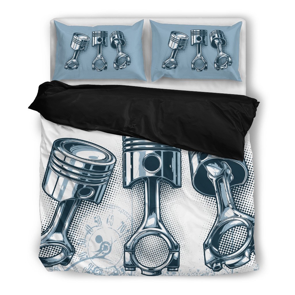 Pistons 3D Customized Duvet Cover Bedding Set