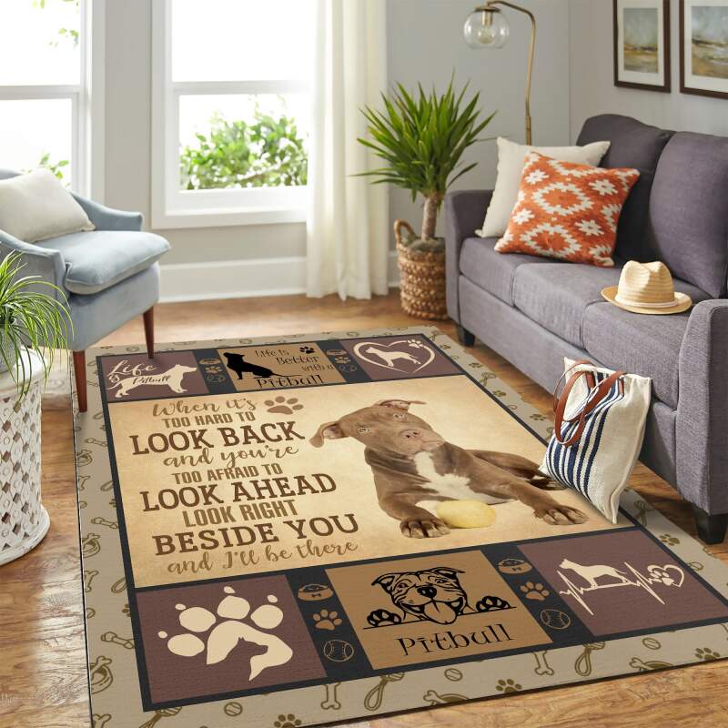 Pitbull Quilt Mk Carpet Area Rectangle Rug