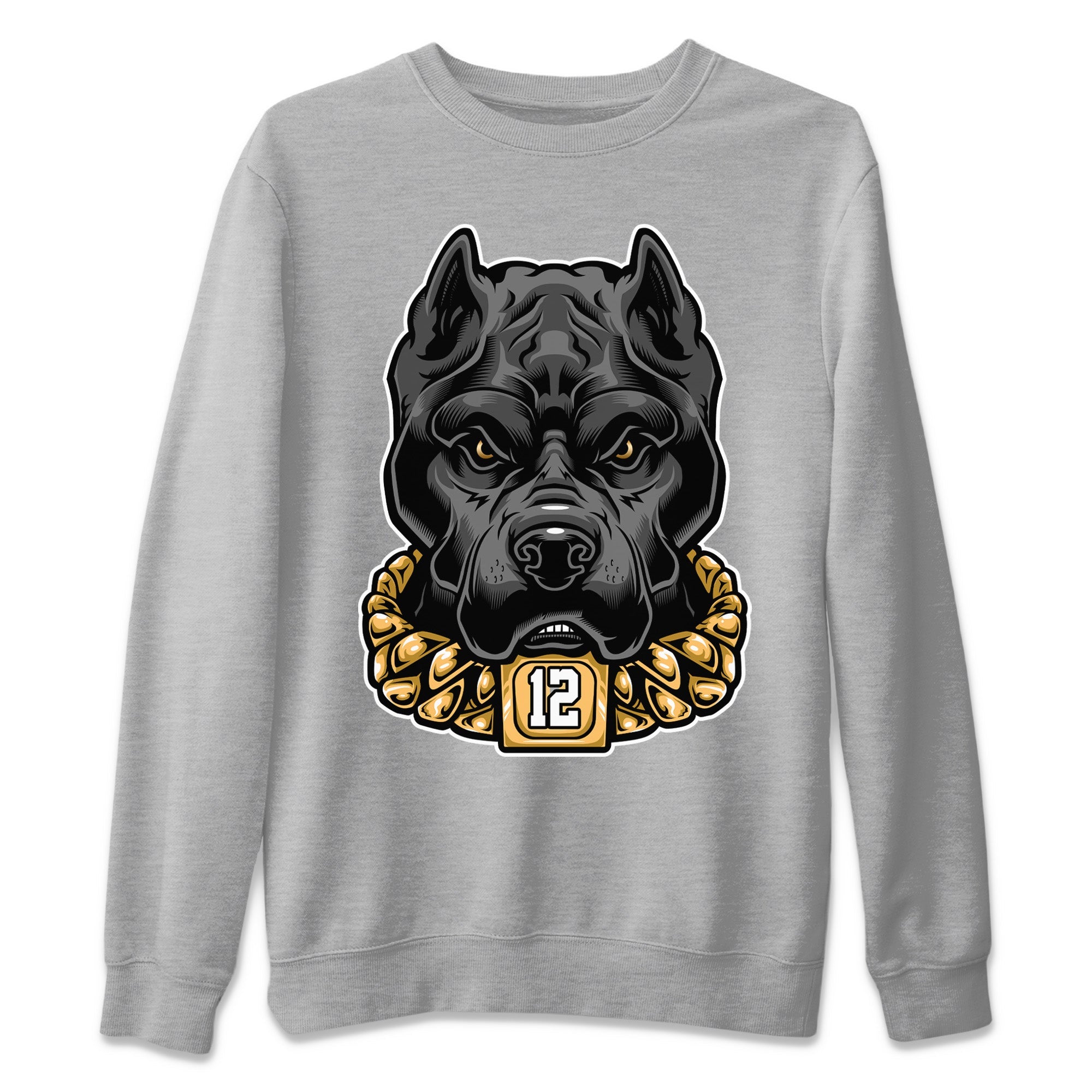Pitbull Unisex Sweater – Air Jordan 12 Black Taxi, Sneakers Matching Sweater