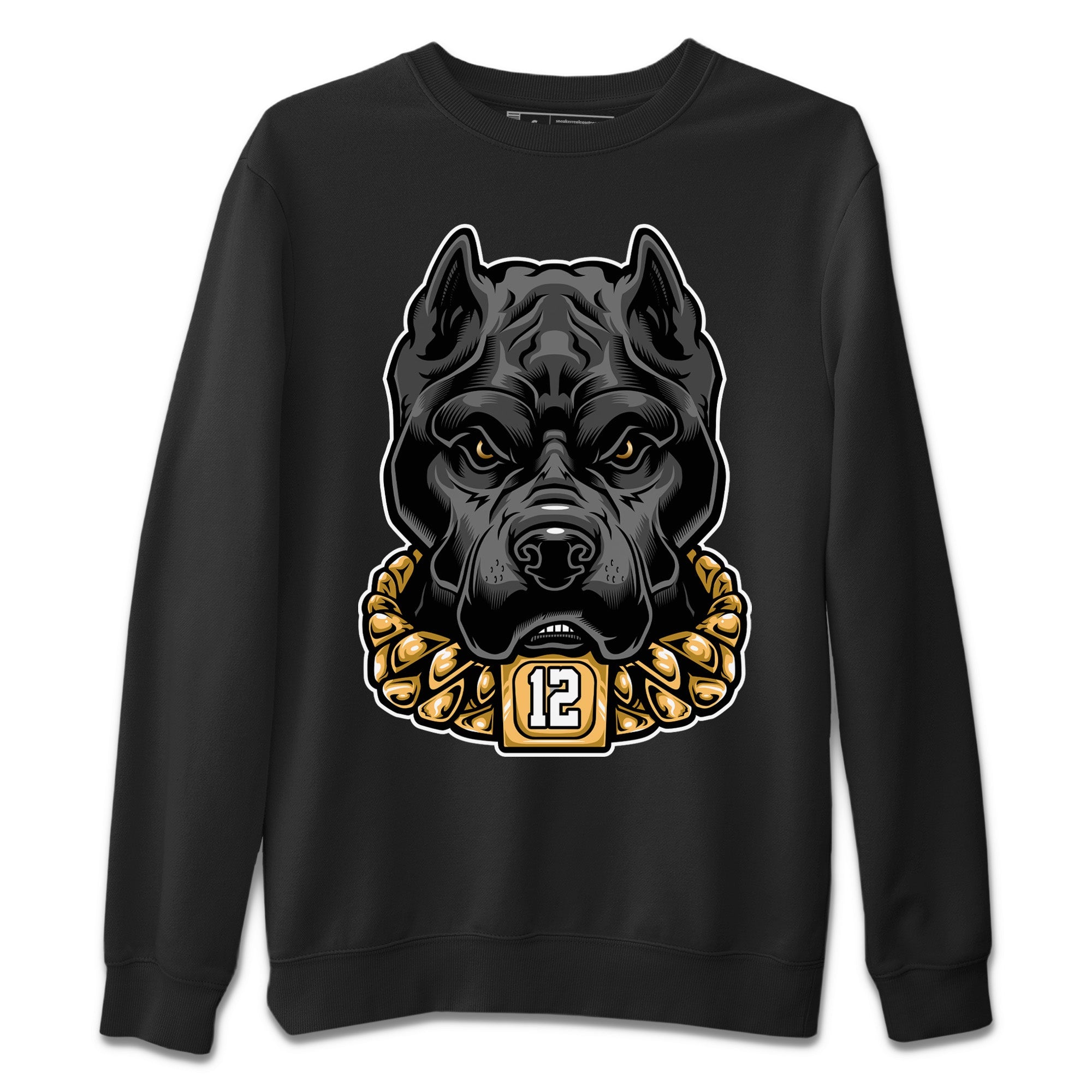 Pitbull Unisex Sweater – Air Jordan 12 Black Taxi, Sneakers Matching Sweater