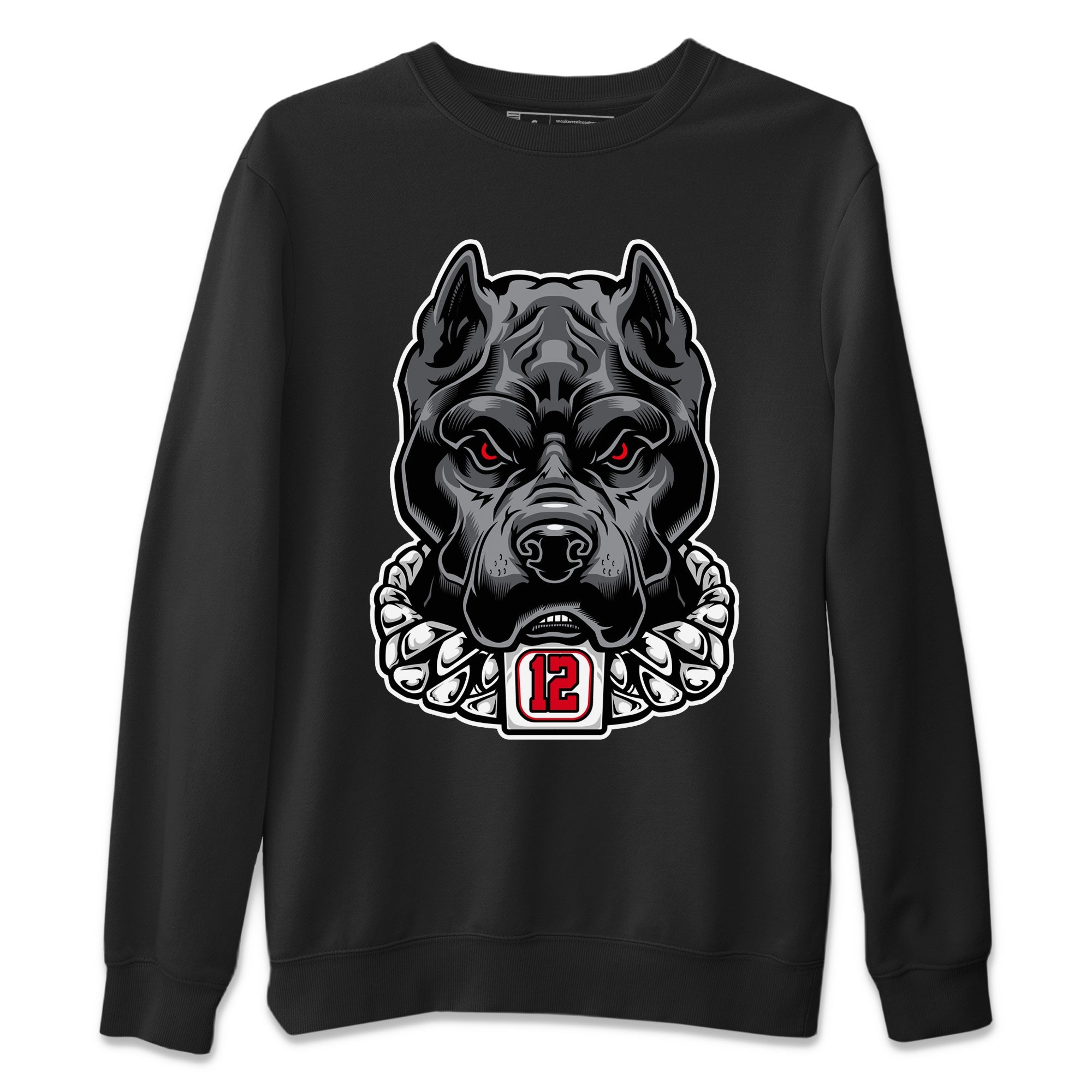 Pitbull Unisex Sweater – Air Jordan 12 Playoffs, Sneakers Matching Sweater