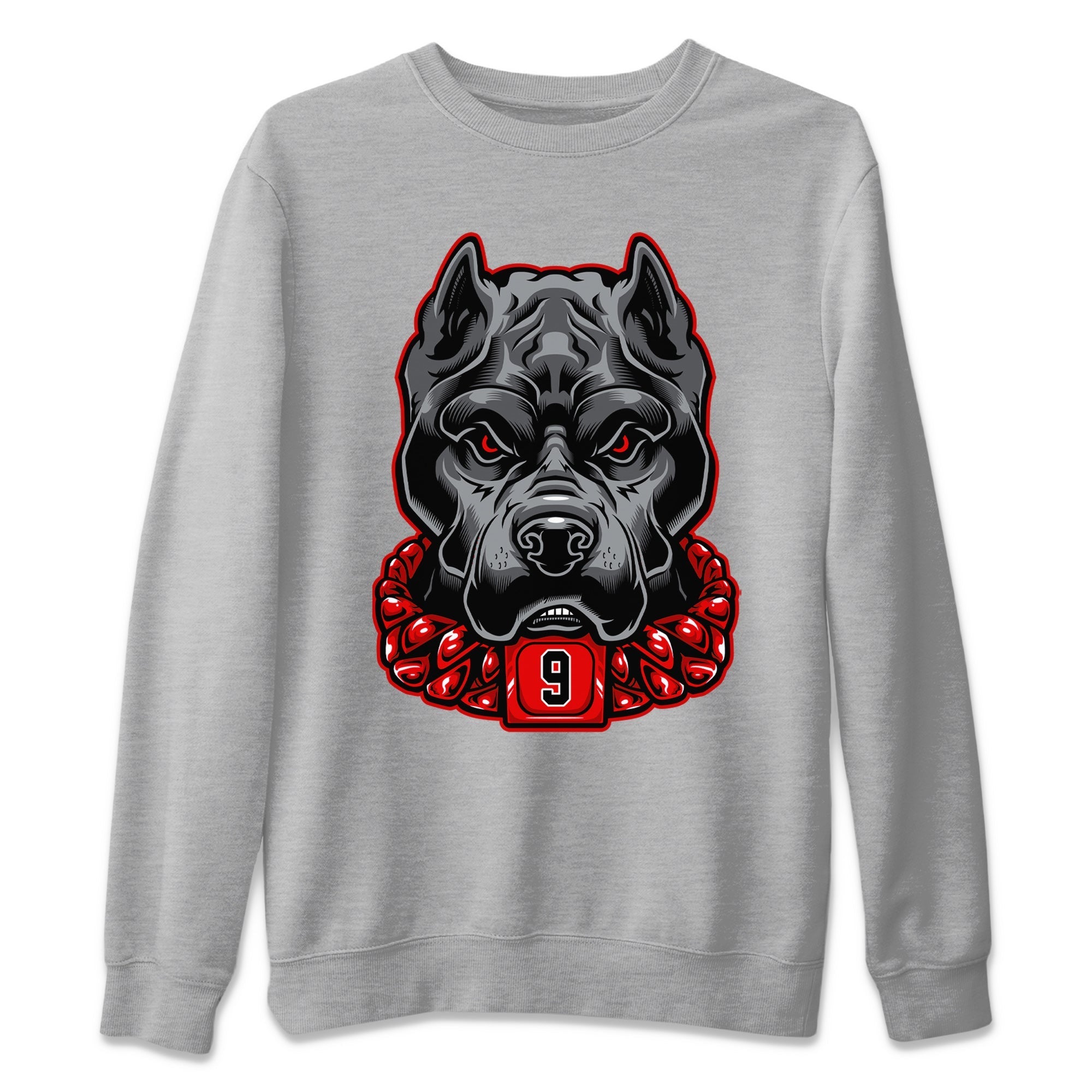 Pitbull Unisex Sweater – Air Jordan 9 Chile Red, Sneakers Matching Sweater
