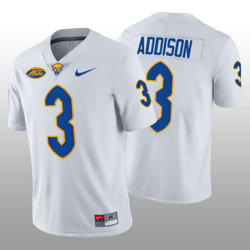 Pitt Panthers Jordan Addison White Limited Jersey College - Men