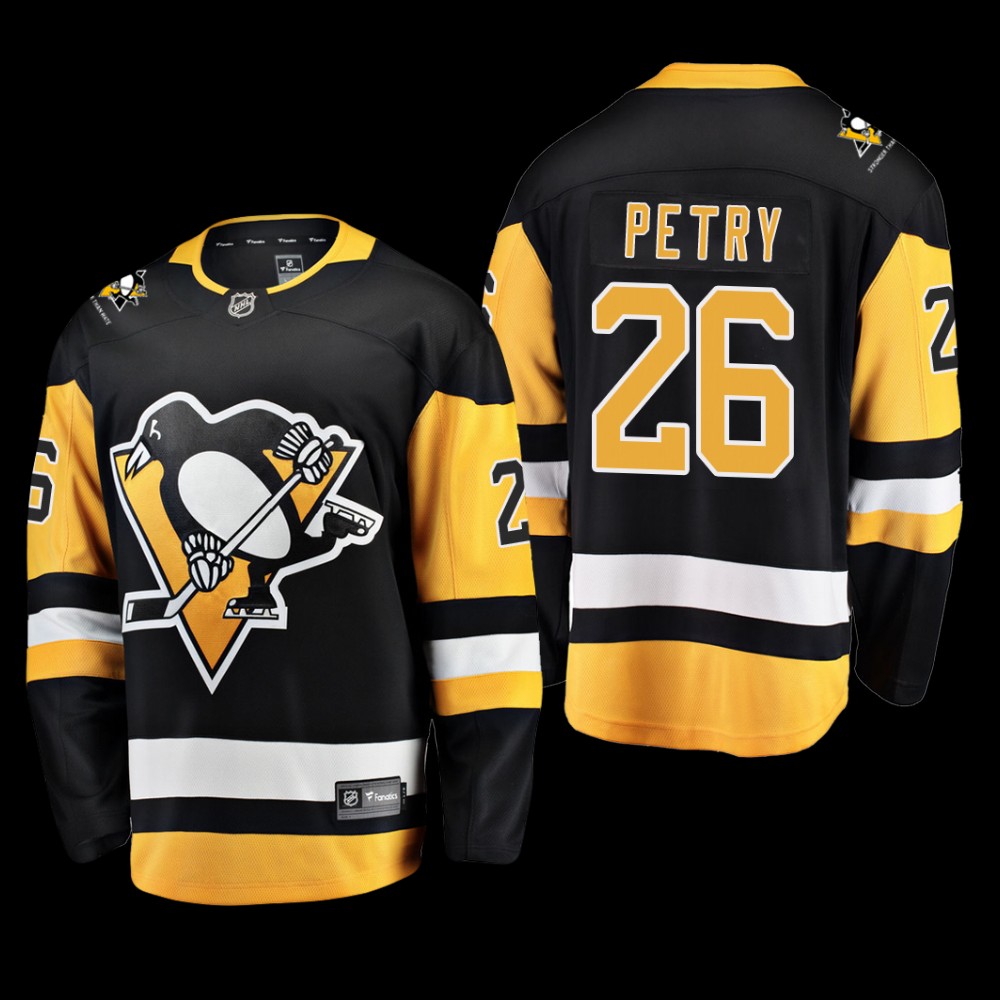 Pittsburgh Penguins #26 Jeff Petry Black 2022 Home Breakaway Player Jersey