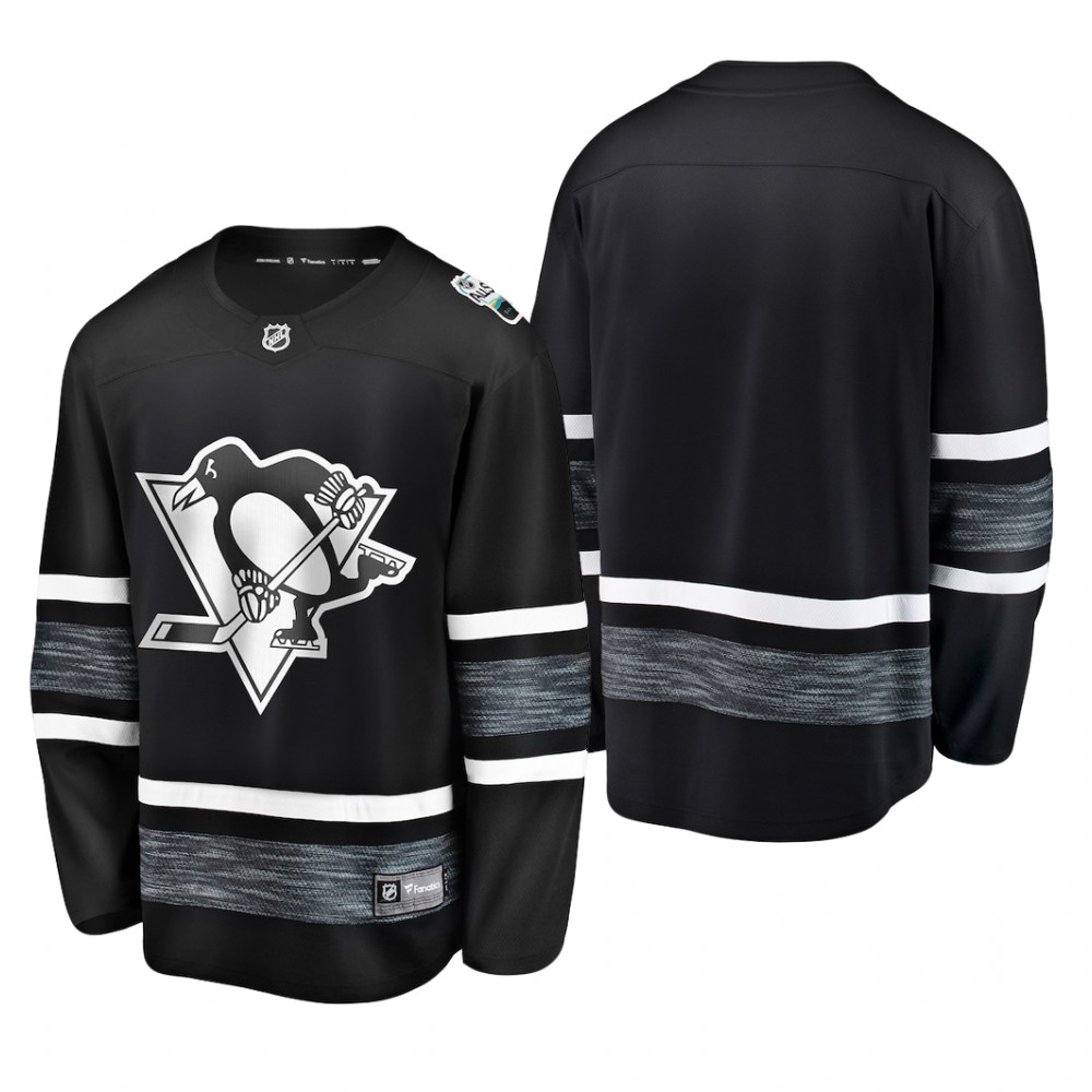 Pittsburgh Penguins 2019 NHL All-Star Breakaway Blank Black Jersey Mens